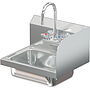 COMAL 14 X 10 X 5 HANDSINK WITH WALL FAUCET END SPLASH RIGHT